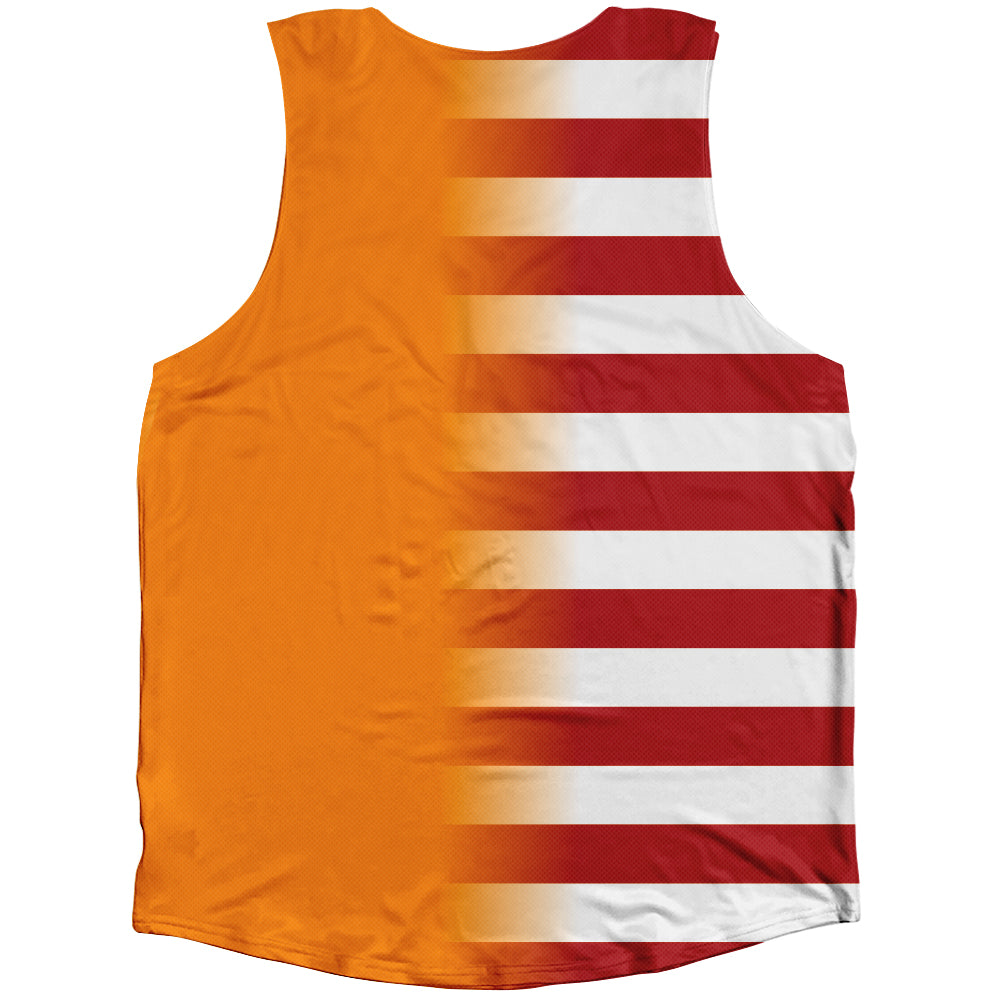 American Flag And Bhutan Flag Combination Athletic Tank Top
