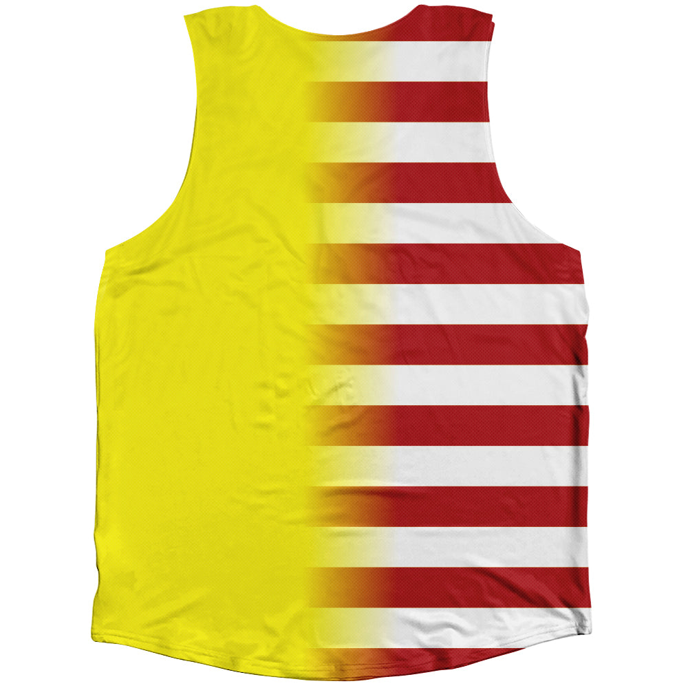 American Flag And Brunei Flag Combination Athletic Tank Top