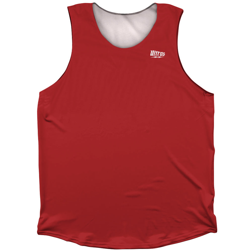 Blank Red Dark Athletic Tank Top