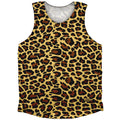 Cheetah Pattern Athletic Tank Top