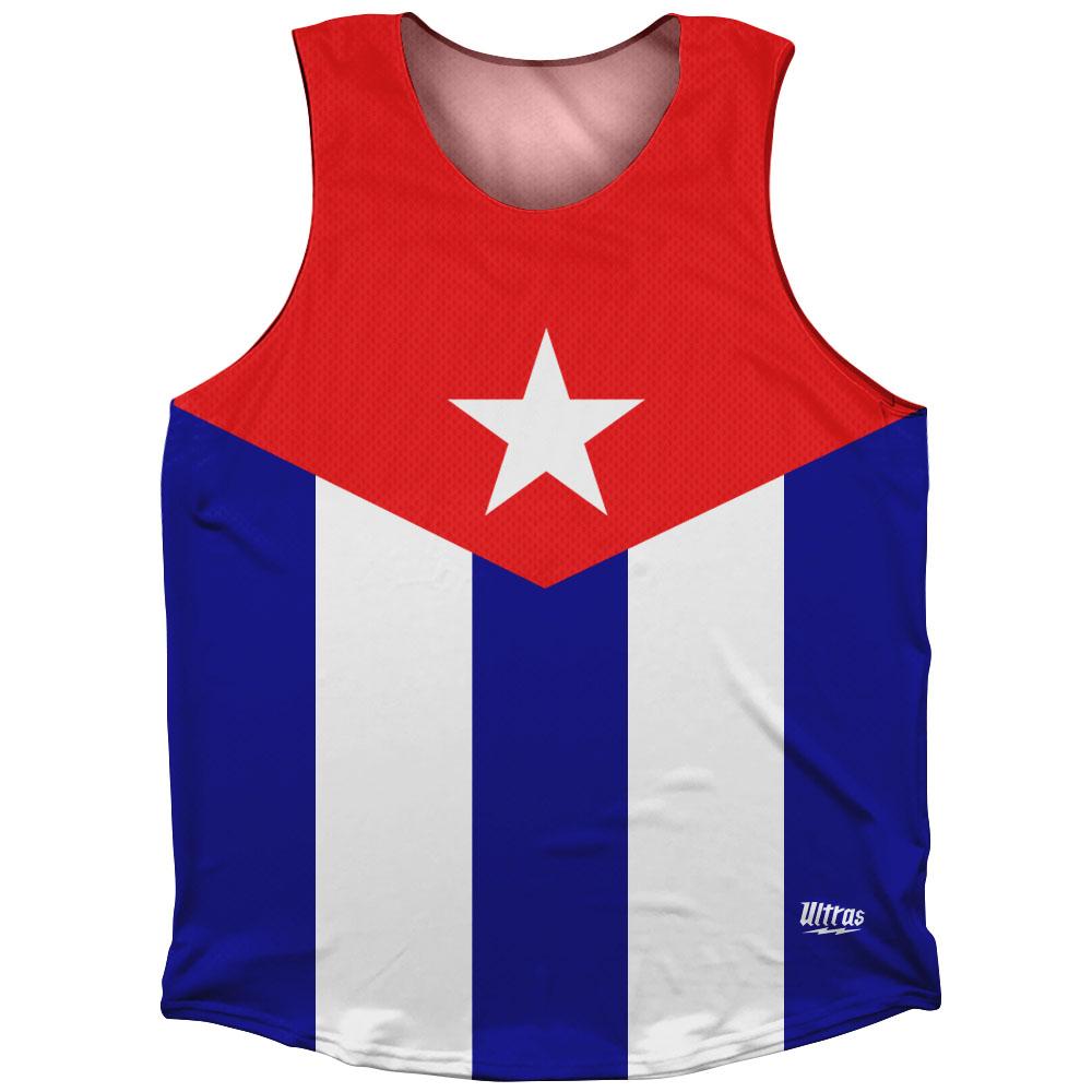 Cuba Country Flag Athletic Tank Top