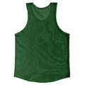 Green Hunter See Through Mesh Sheer Athletic Tank Top