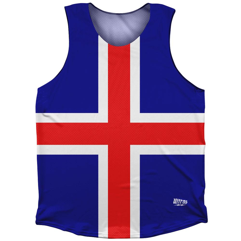 Iceland Country Flag Athletic Tank Top