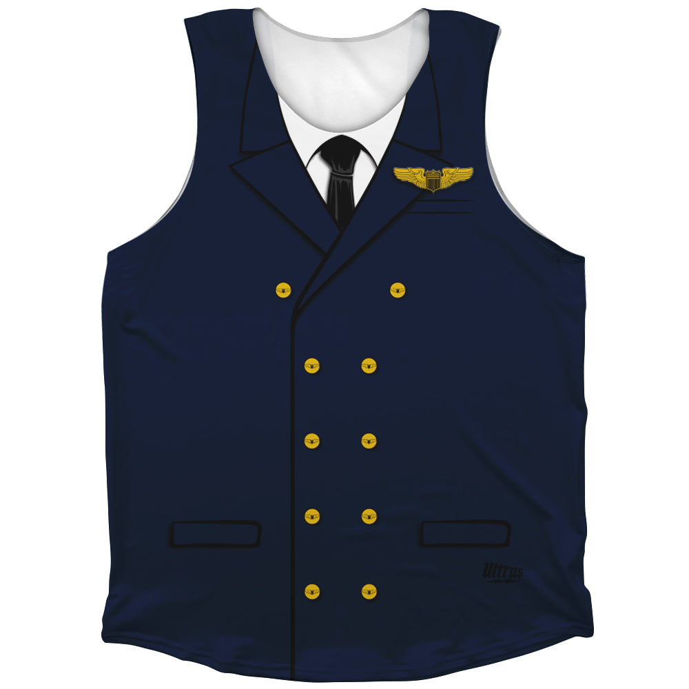 Pilot Navy Athletic Tank Top
