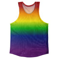 Rainbow Ombre Athletic Tank Top