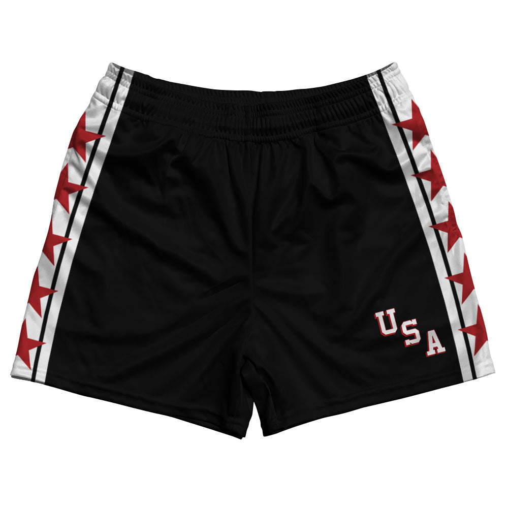 USA Miracle Black Rugby Shorts product image 1