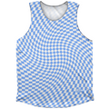 Warped Checkerboard Athletic Tank Top