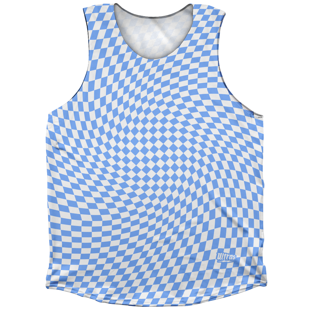 Warped Checkerboard Athletic Tank Top