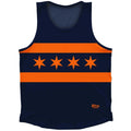 Chicago Flag Athletic Tank Top