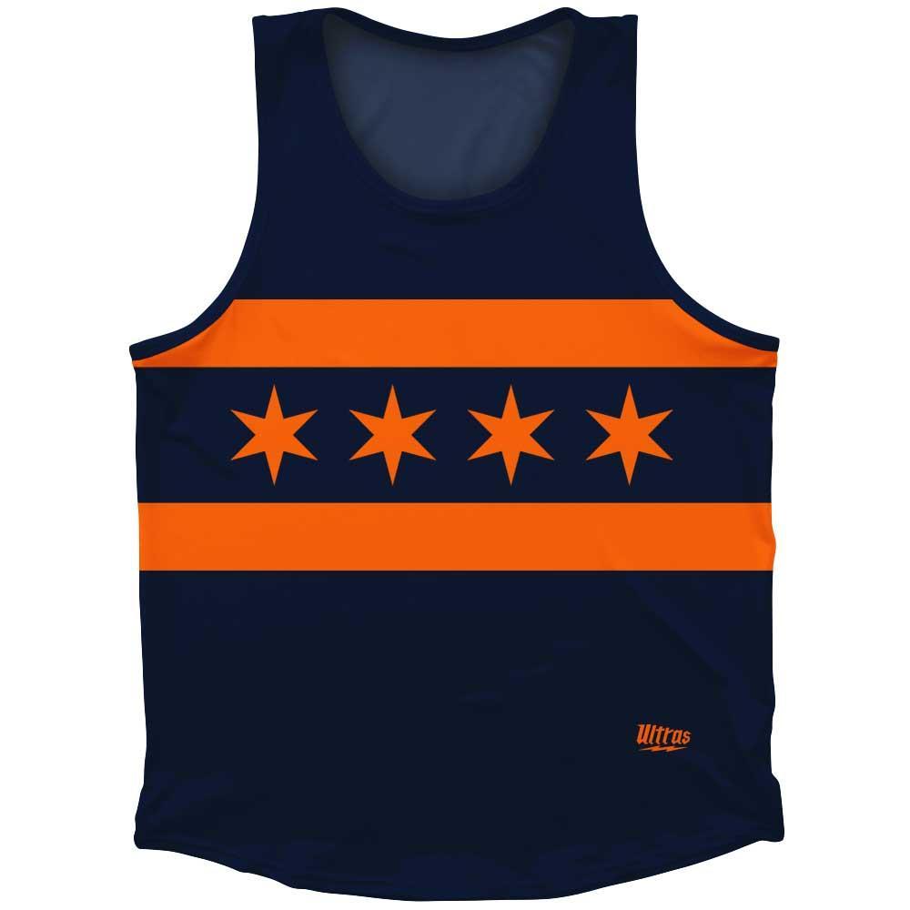 Chicago Flag Athletic Tank Top