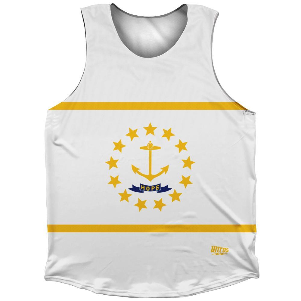 Rhode Island State Flag Athletic Tank Top