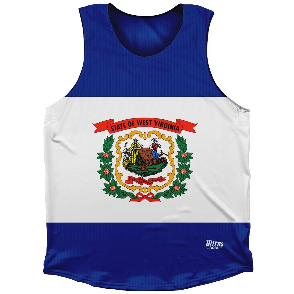 West Virginia State Flag Athletic Tank Top